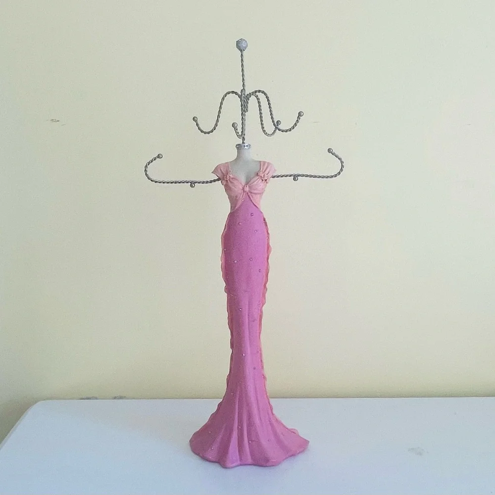 Lady Dress Mannequin Jewelry Display Stand Holder - Ring Necklace Bracelet Watch - Picture 1 of 11